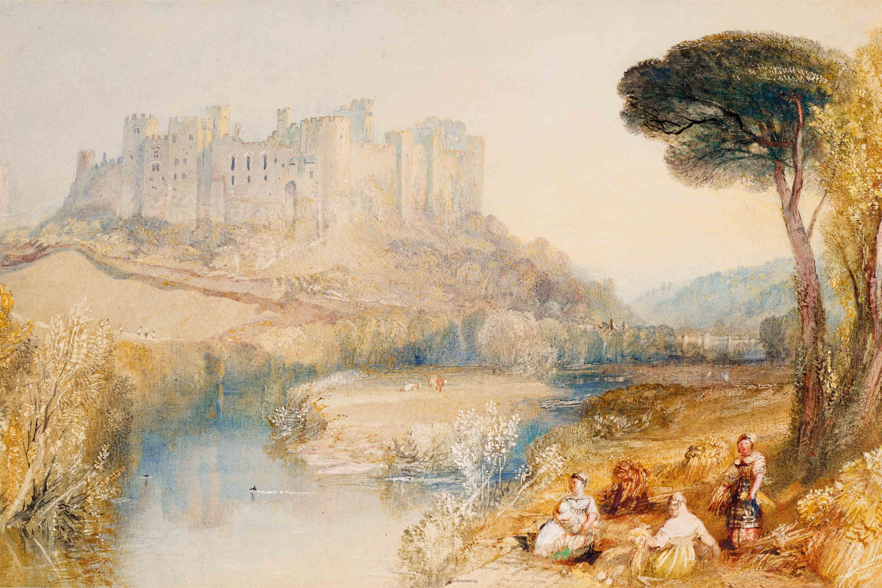 Ludlow castle by JMW Turner. Click here for more... Ludlow castle by JMW Turner